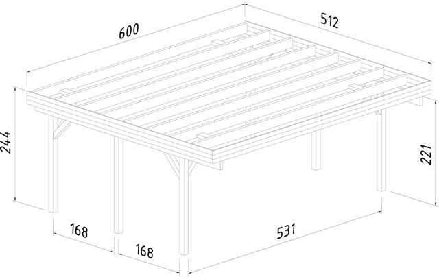 Car Port 1 Plan