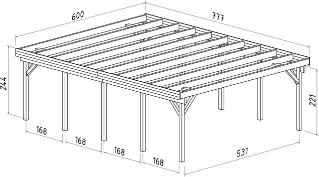 Extension at Rear of Car port